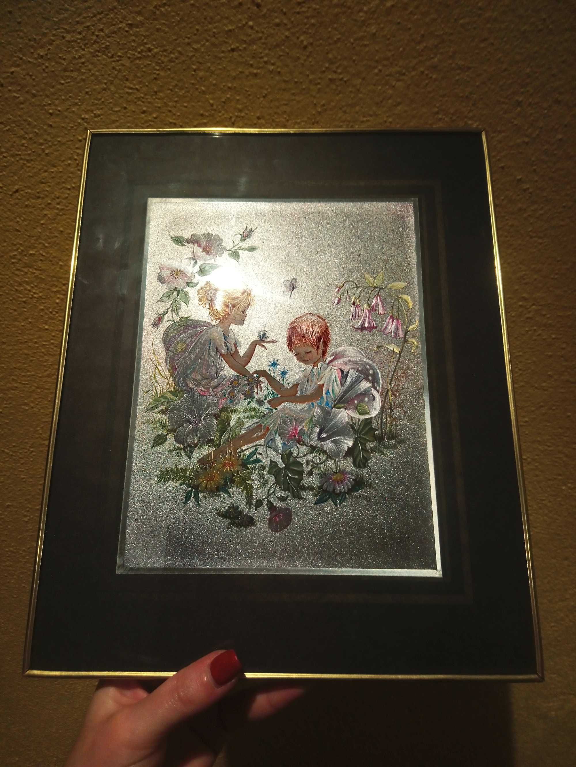 Quadro com brilho meninas
