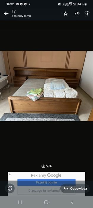 Łóżko sypialniane