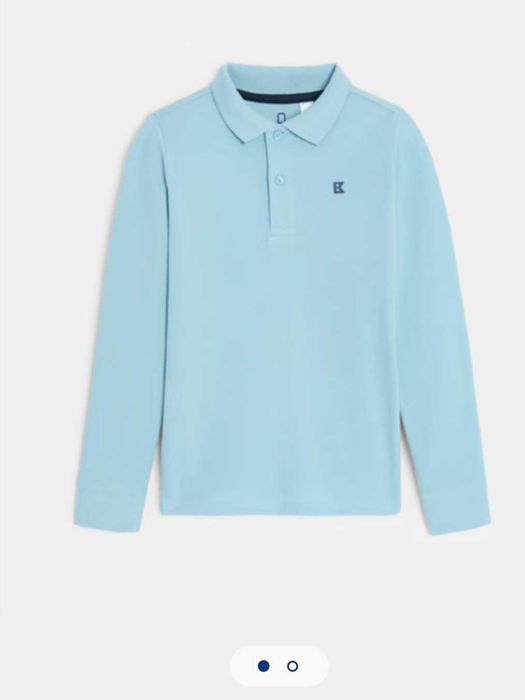 Polo z długim rękawem 128