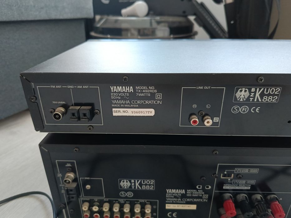 Zestaw Yamaha RX-396RDS + TX-492RDS RDS sprawny stereo. Wysyłka Gratis