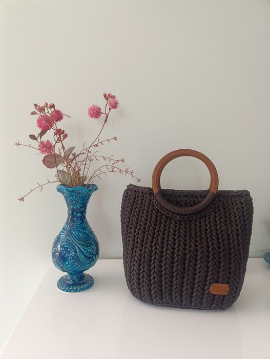 Torebka ręcznie robiona na szydełku Handmade