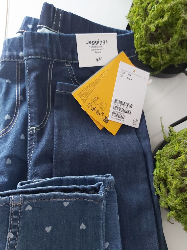 Jegginsy h&m nowe z metką