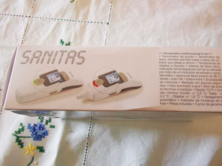 Termómetro eletrónico 6 funções