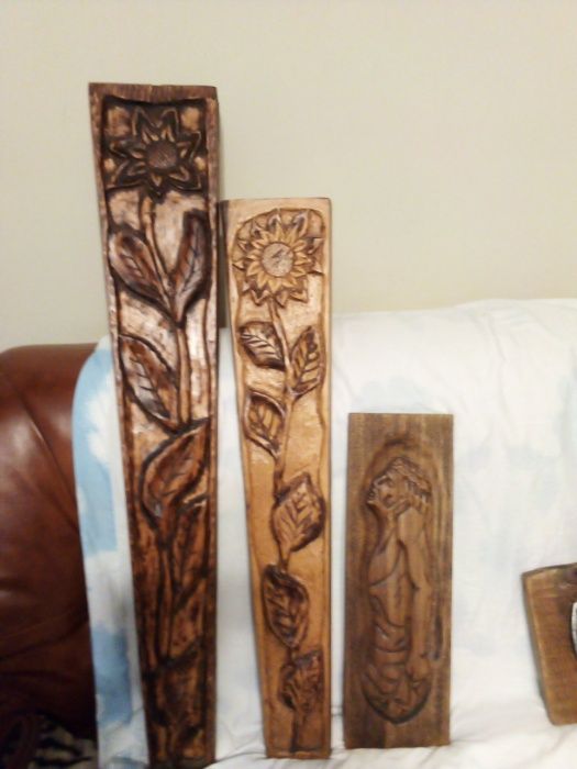 Sprzedam rzeźby w drewnie