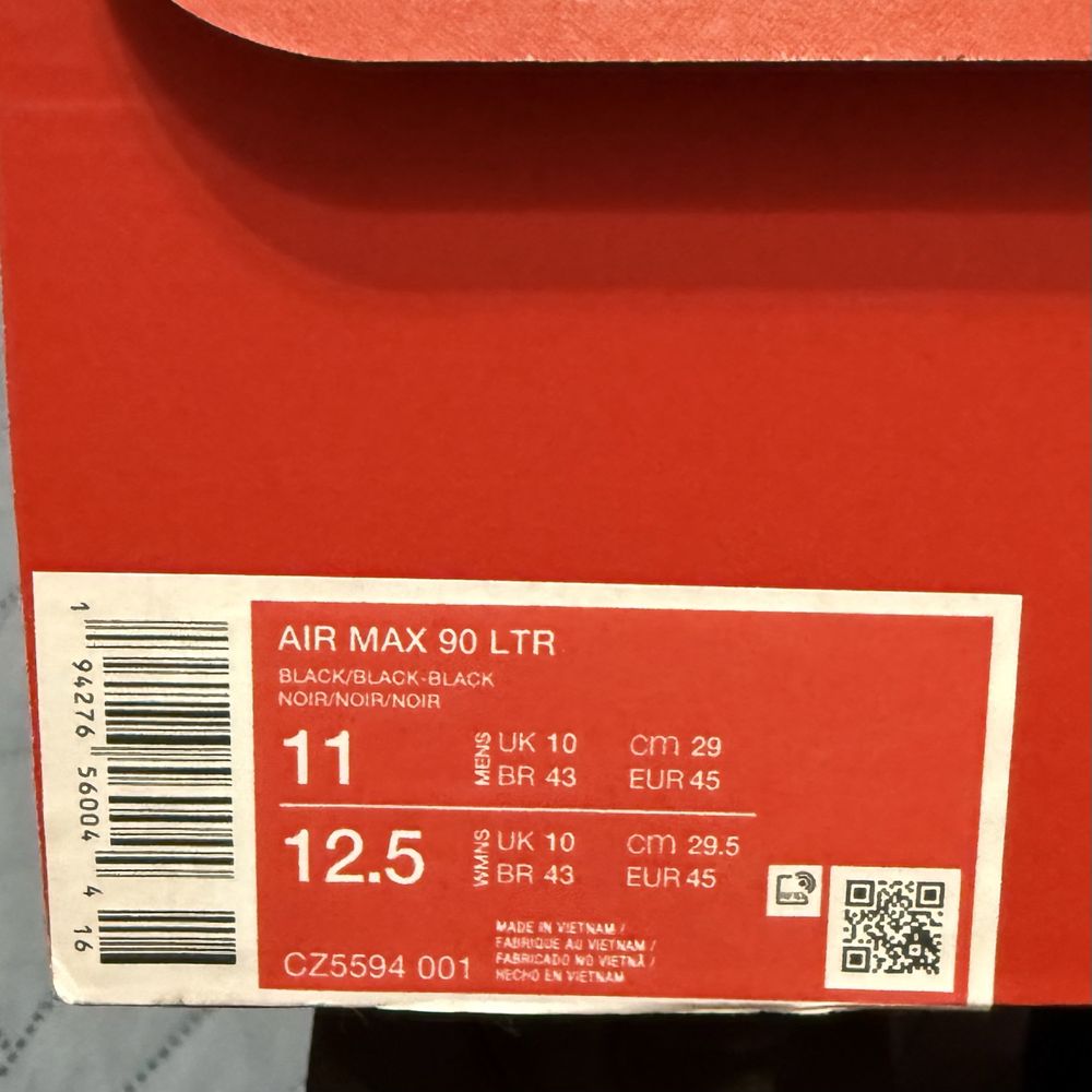 Nike AIR MAX 90 LTR оригінал б/у в гарному стані us11 eur45