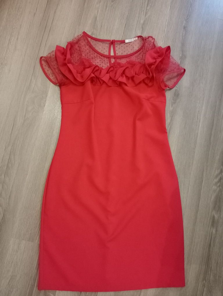 Червоне плаття, розмір 48