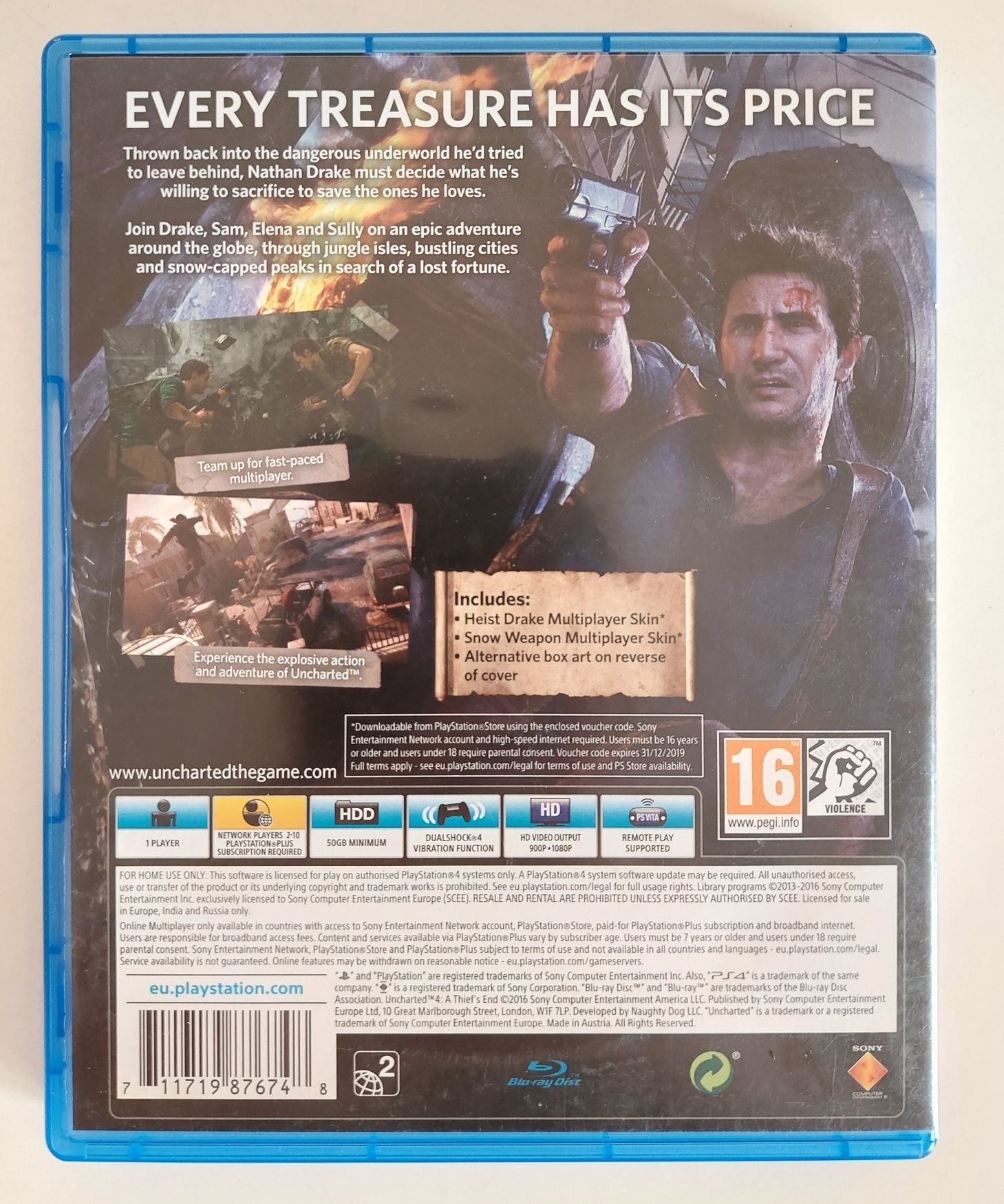 Uncharted 4 - gra na PlayStation 4 / PS4