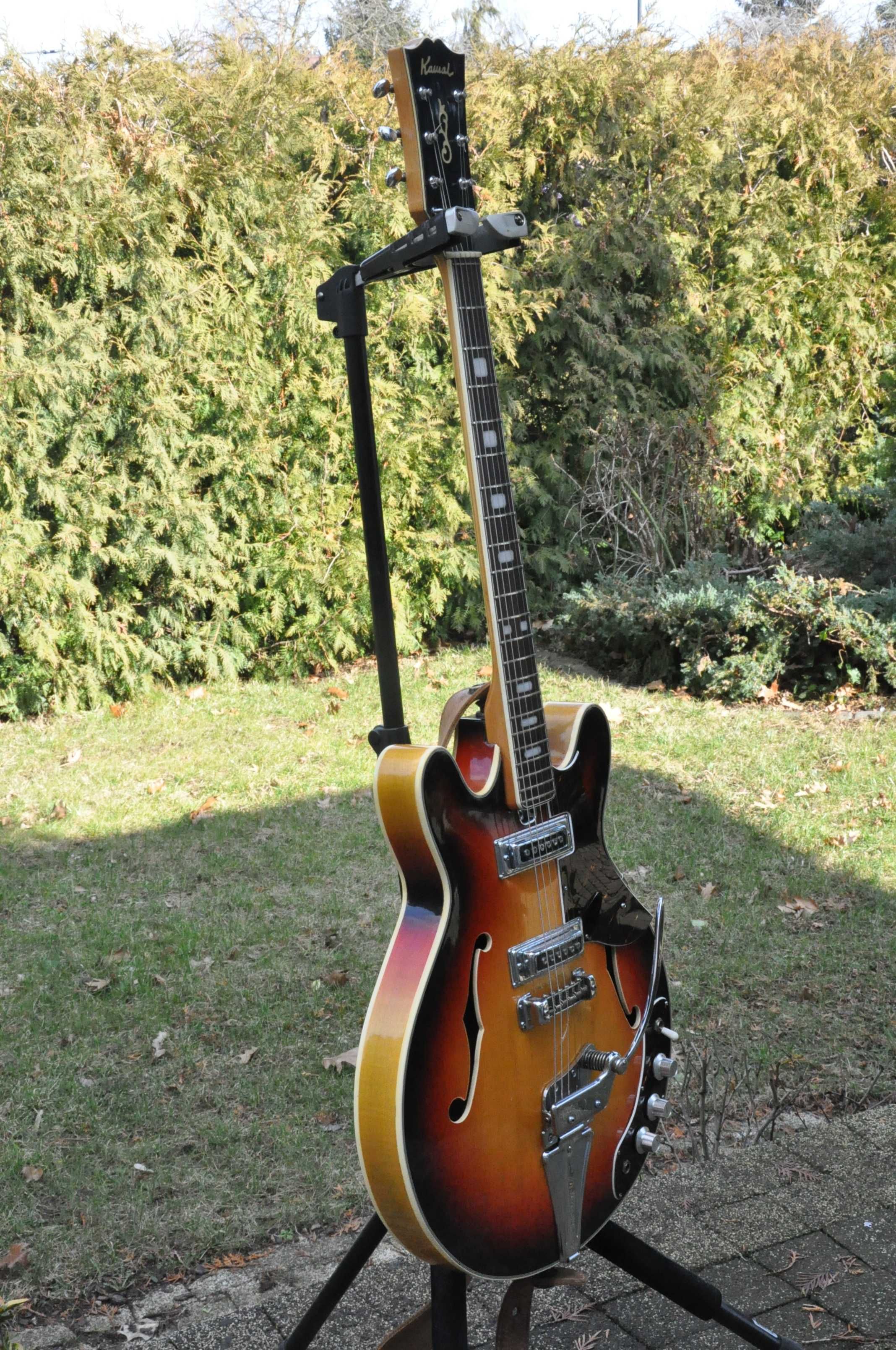 Gitara semi hollow body Kawai.