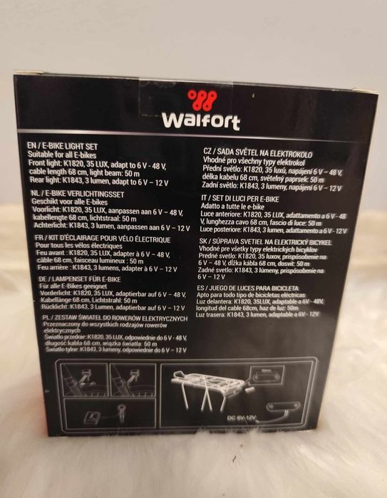 Lampka światła przednia i tylna do roweru elektrycznego