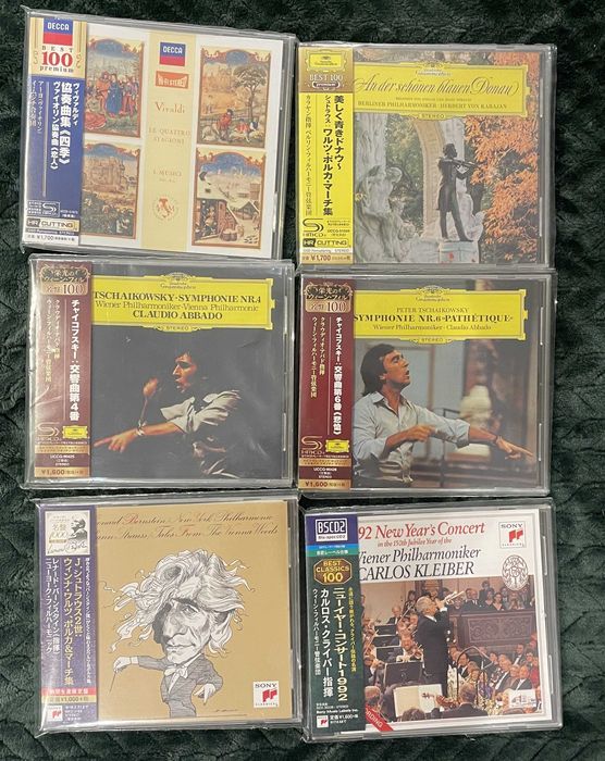 Klasyka CD wydania japońskie zestaw 6 Japan SHM BSCD2