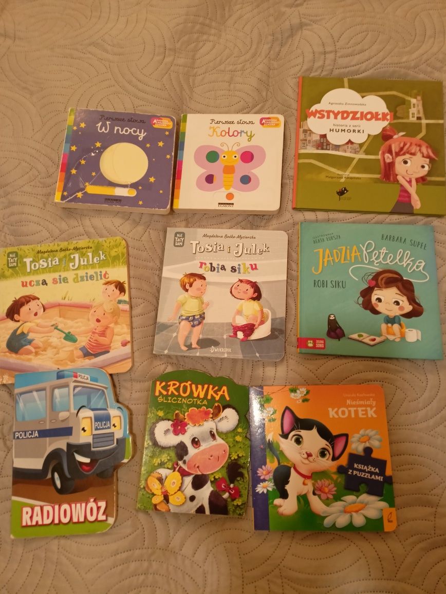 Zestaw książek dla dzieci 1-5 lat, Kicia Kocia, Tupcio Chrupcio i inne