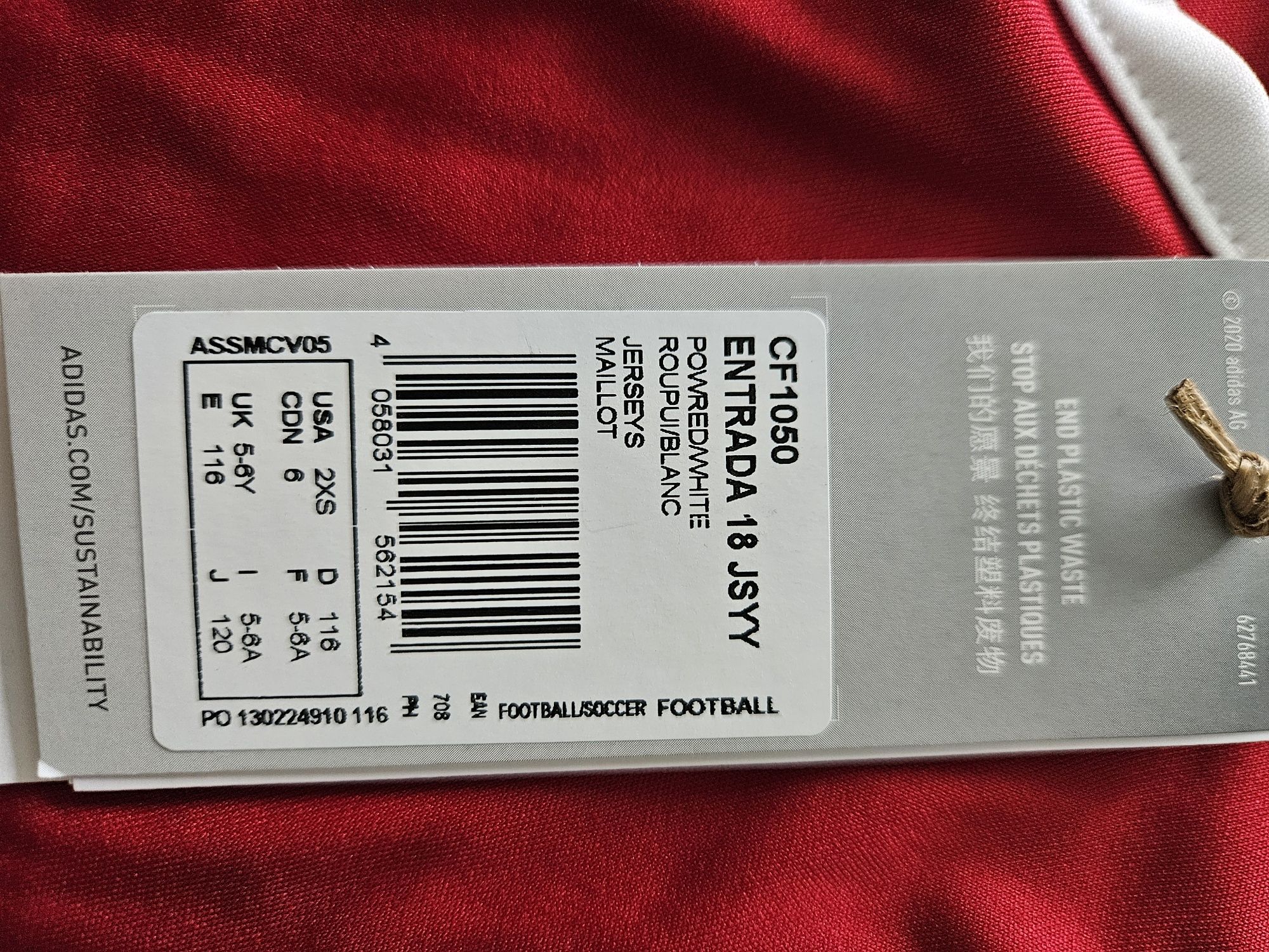 Strój sportowy Adidas rozmiar 116
