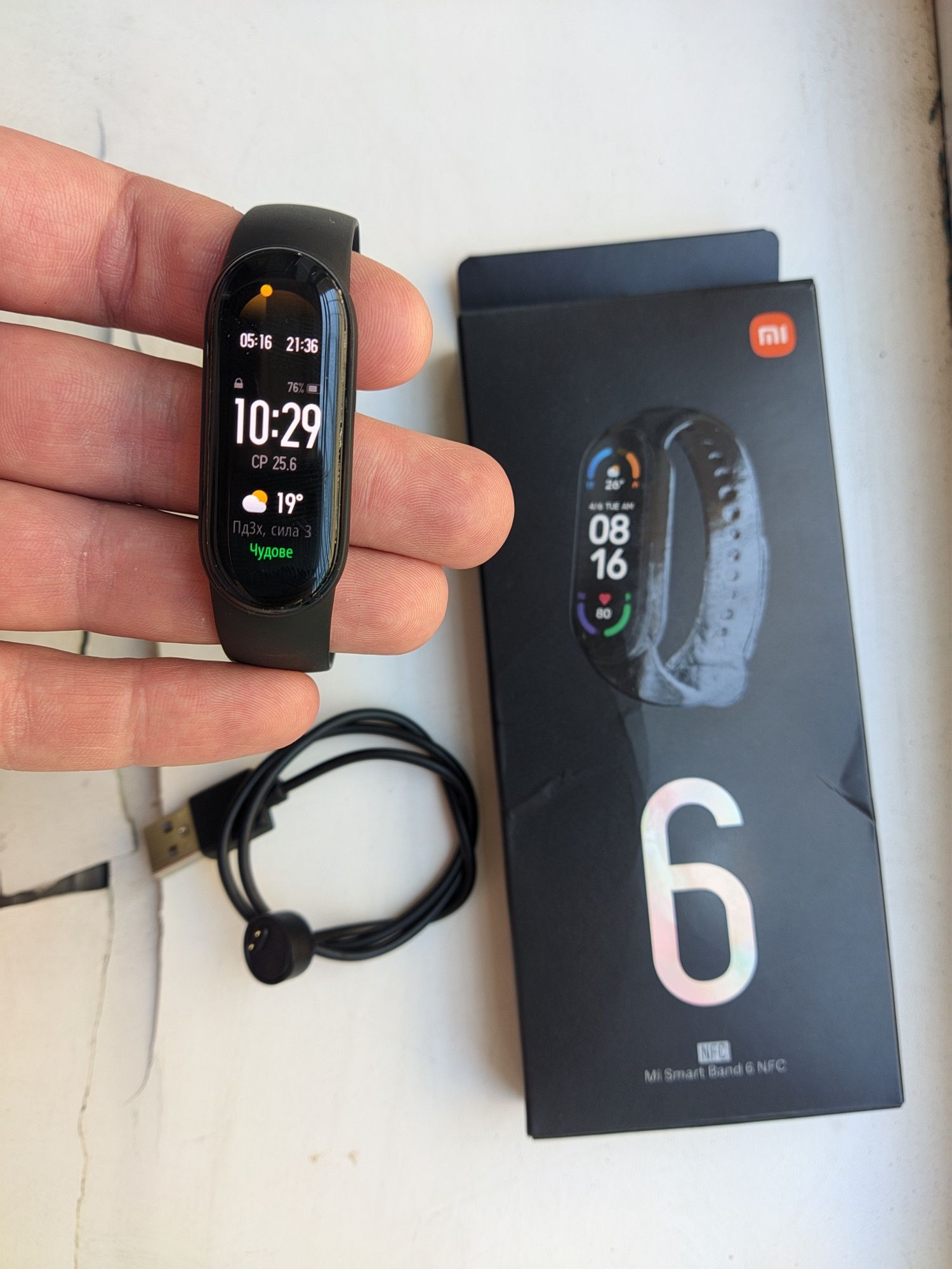 Mi band 6 nfc фітнес годинник