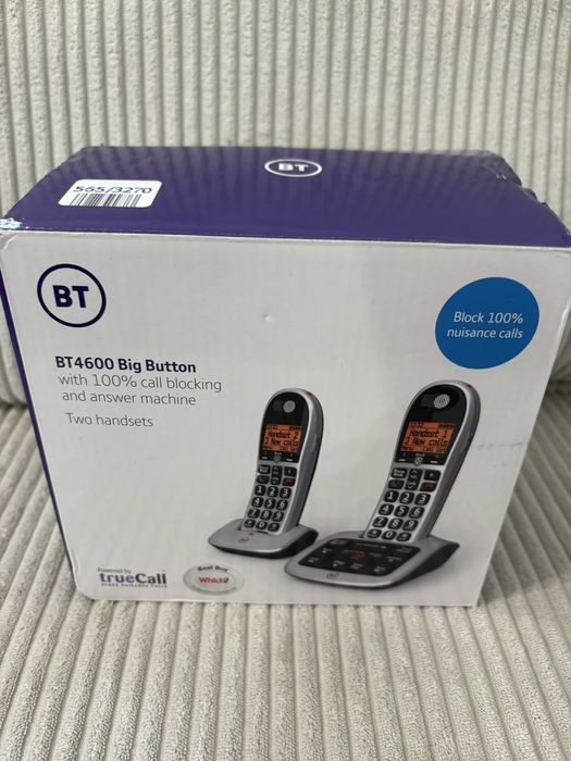 zestaw dwóch telefonów bezprzewodowych BT4600