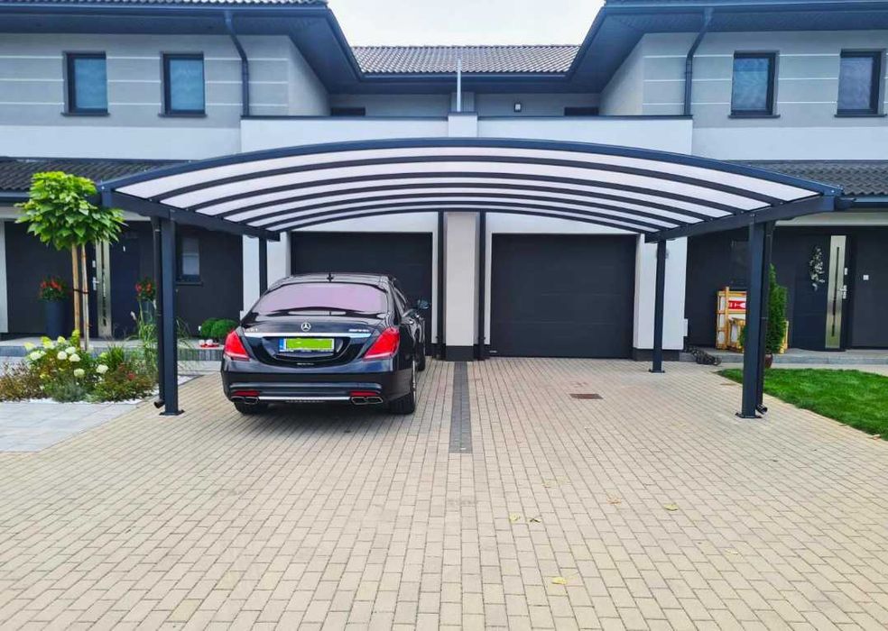 Wiata samochodowa Garażowa 2 Auta  Carport - ALUMINIOWA