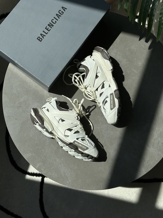БЕЗ ПЕРЕДОПЛАТ‼️Жіночі кросівки BALENCIAGA Track 3.0 Cream Brown