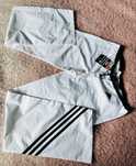 Adidas cudne białe spodnie damskie biodrówki