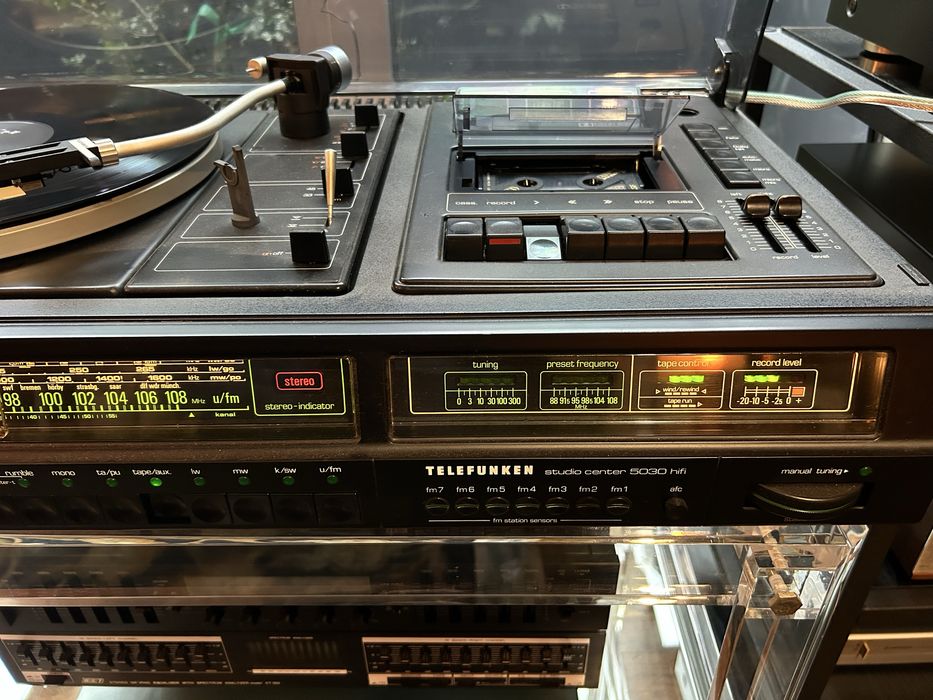 Aparelhagem vintage Telefunken toda funcional,excelente som