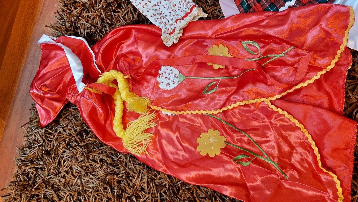 Roupa Criança Carnaval Capuchinho Vermelho