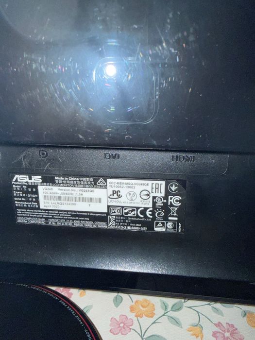 Vendo monitor asus 144hz 1m/s em bom estado