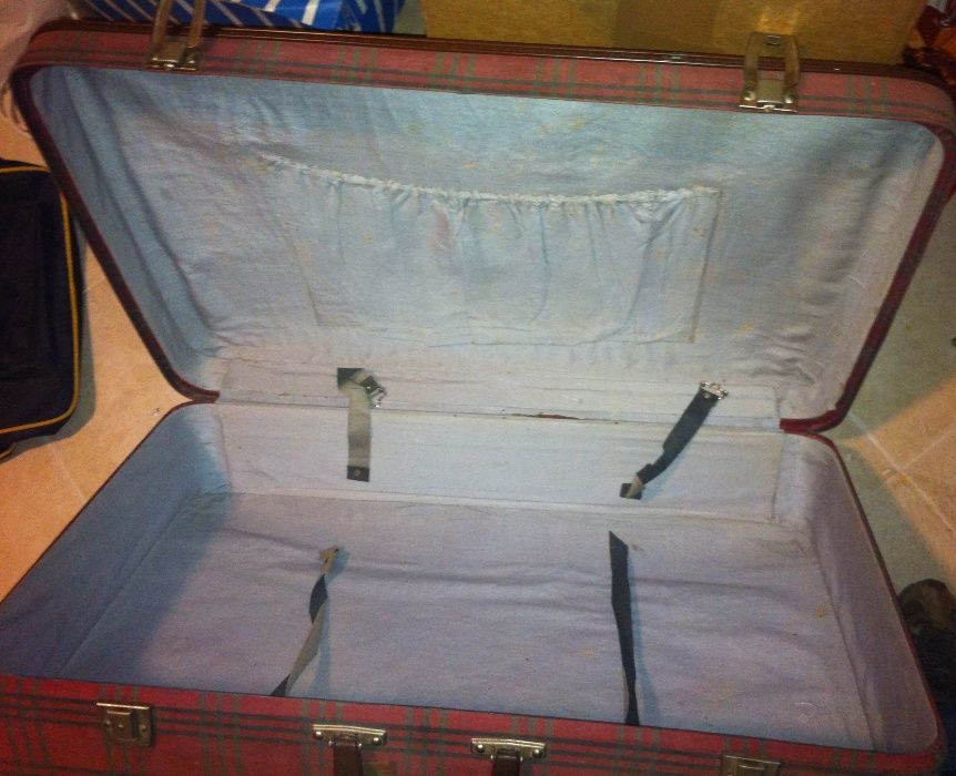 Mala de Viagem Xadrês - Vintage