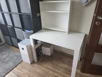 Ikea biurko dziecięce regulowane białe
