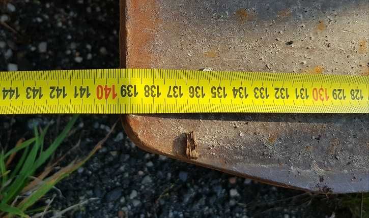 Widły do wózka widłowego palet Vetter 1,40m karetka 50cm 3,5t