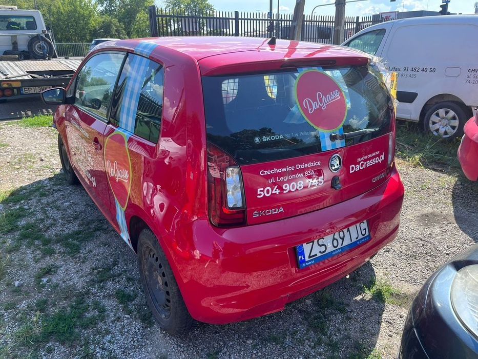 Škoda Citigo  Benzyna Gaz Klima Brutto FV 23 Van Rejestracja 2018 Okazja !!