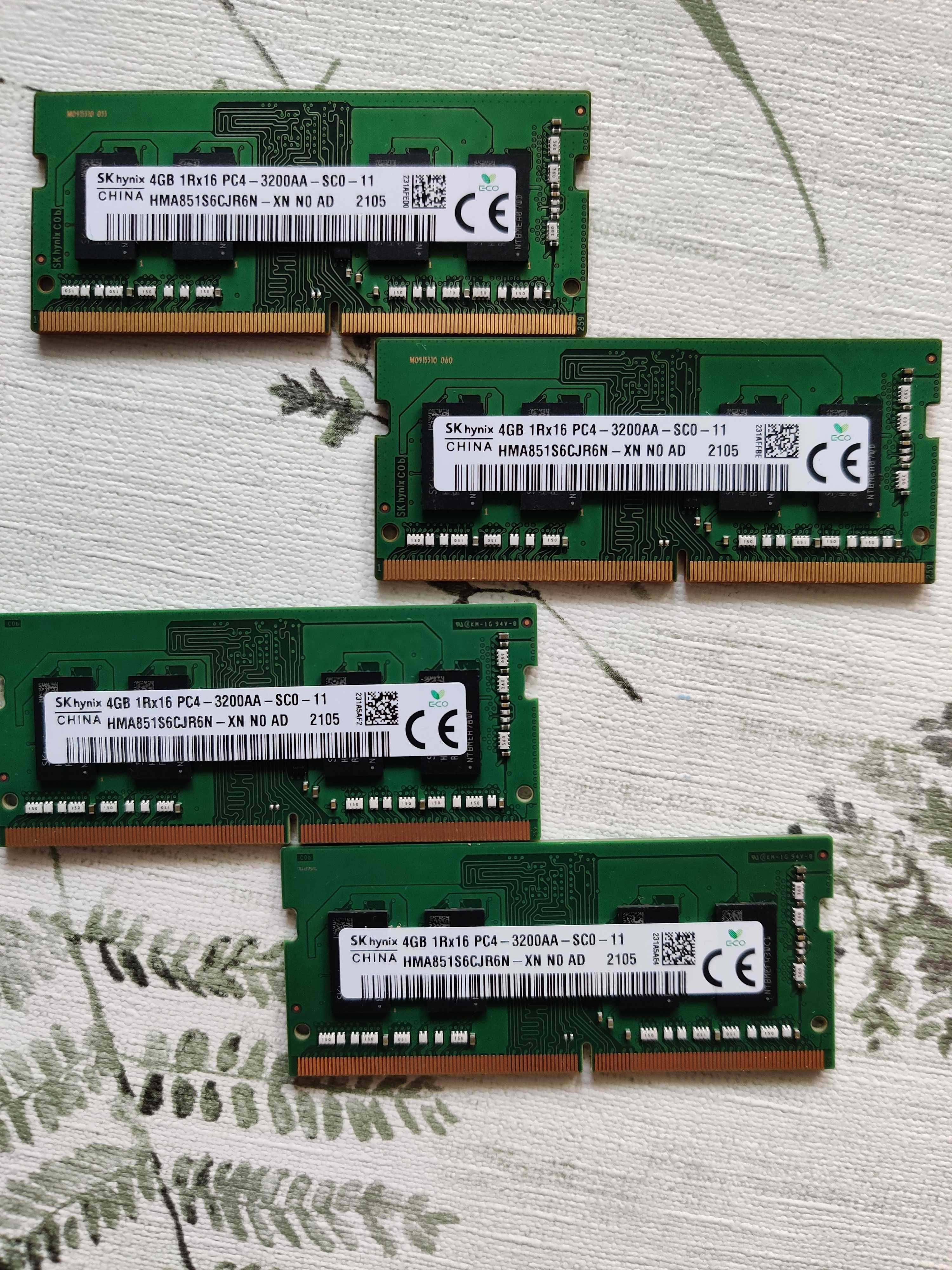 DDR4 4GB x4 16Gb 3200 Mhz DIMM