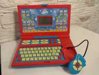 Multimedialny laptop edukacyjny - alfabet, gry, zegar, kalkulator