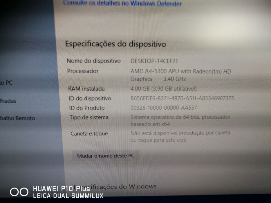 Hp Pavilion P6-2300EP 4Gb RAM + Hd 7450