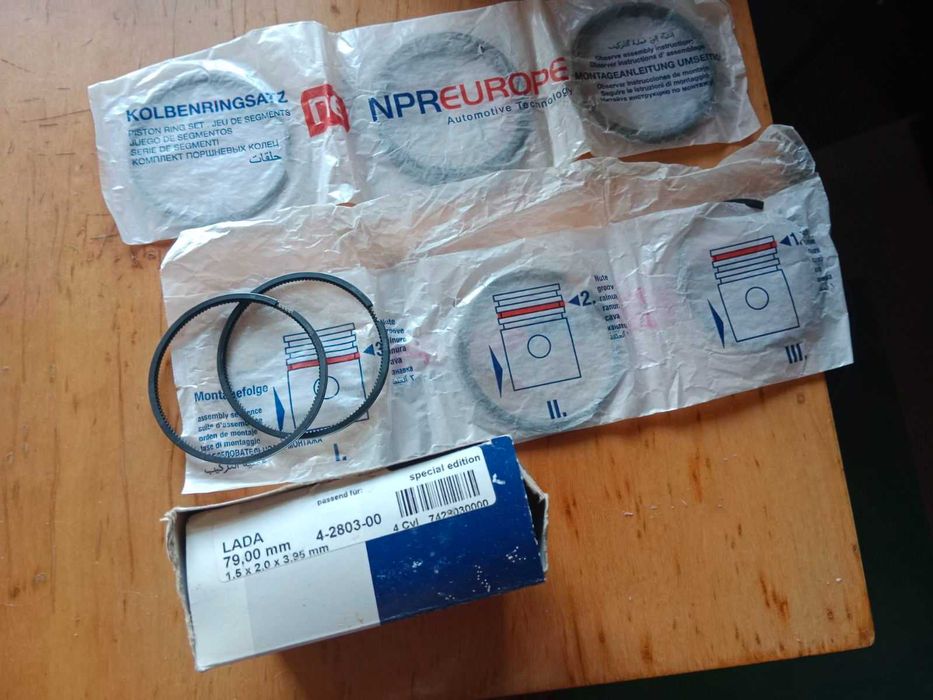 Продам нові поршневі кільця на авто Lada (Жигули)