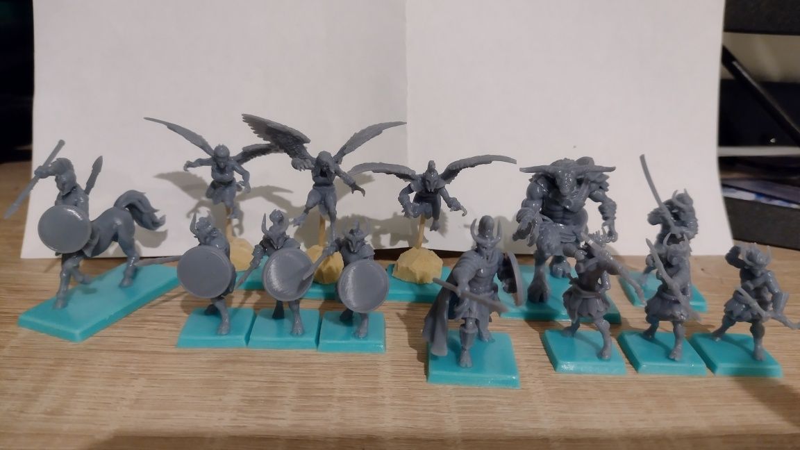 Drukowane figurki do RPG, bitewniaków i modelarskie