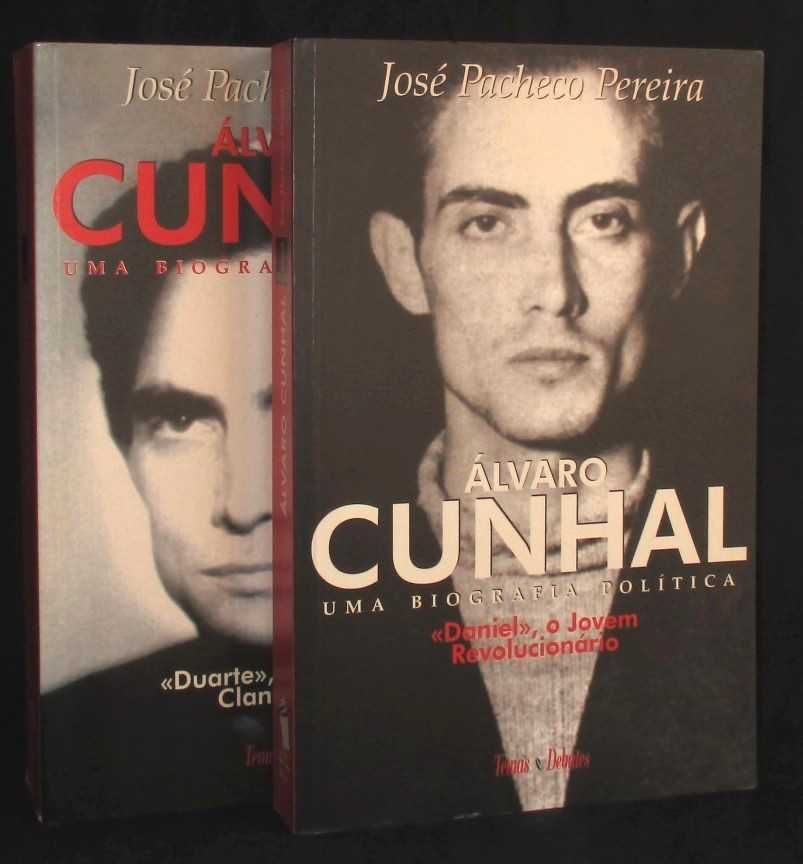Livros Álvaro Cunhal Uma Biografia Política I e II Pacheco Pereira