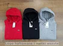 Lacoste bluzy męskie M do 2xl logo wyszywane