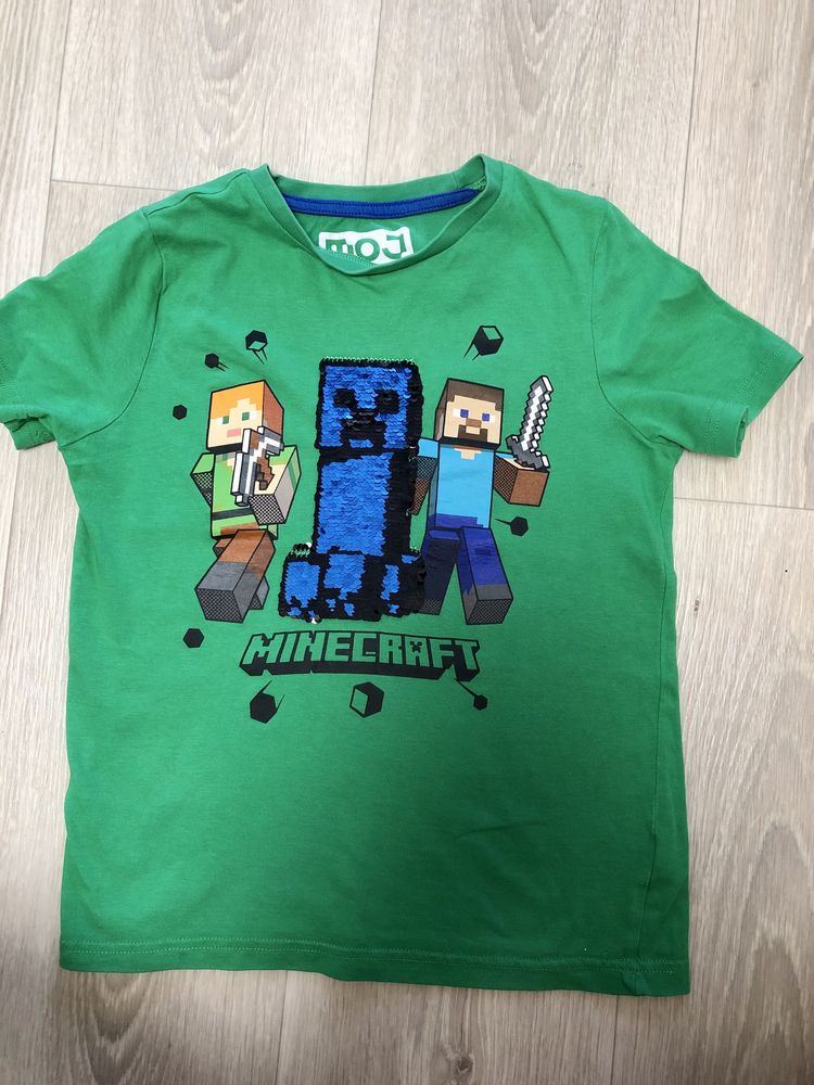Футболка Minecraft  на хлопчика 7-8 років 128-134
