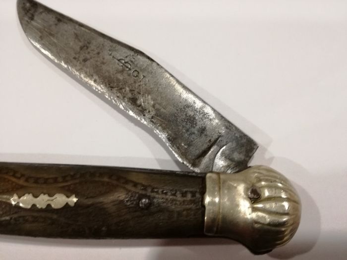 Canivete de Coleção da Marca Girodias 108-Cabo Osso/Corno