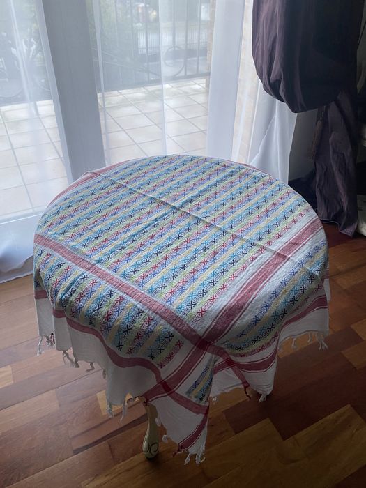 Chusta obrus obrusik kwadrat boho prowansalski 100x100