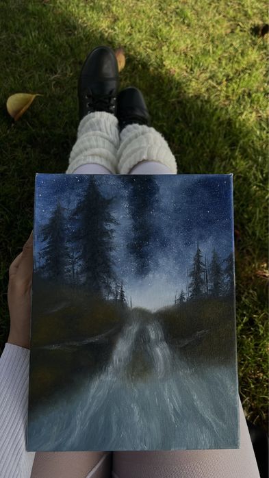 Quadro Pintura A Óleo Original