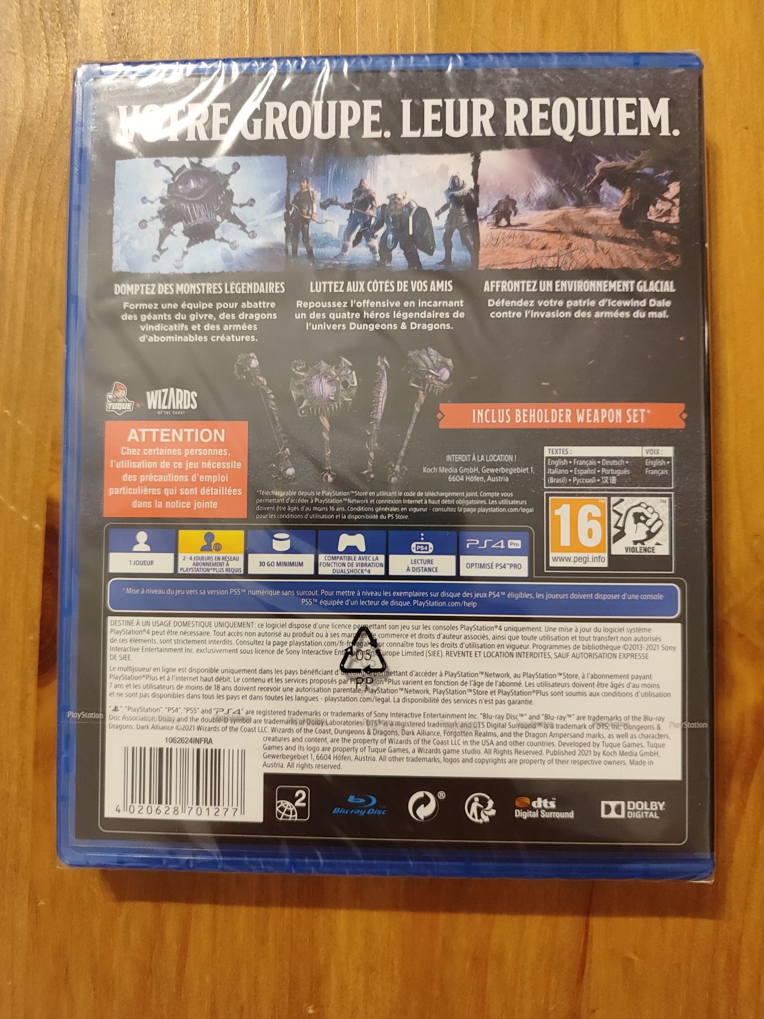 Dungeons & Dragons Dark Alliance Ps4 / Ps5 NOWA FOLIA