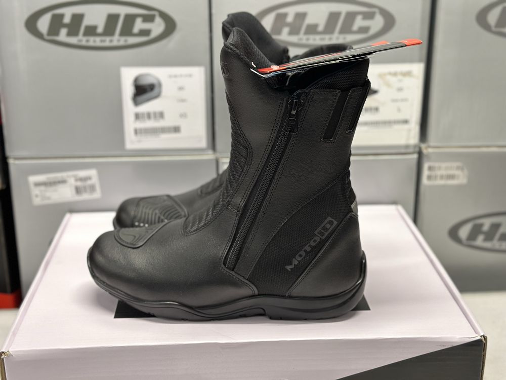 Turystyczne buty motocyklowe Moto ID Grande Podwojny zamek, Membrana!