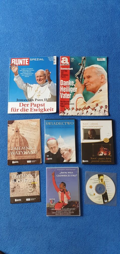 DVD Tajemnice Watykanu,Karol Wojtyła,Jan Paweł,Świadectwo,religijne9sz