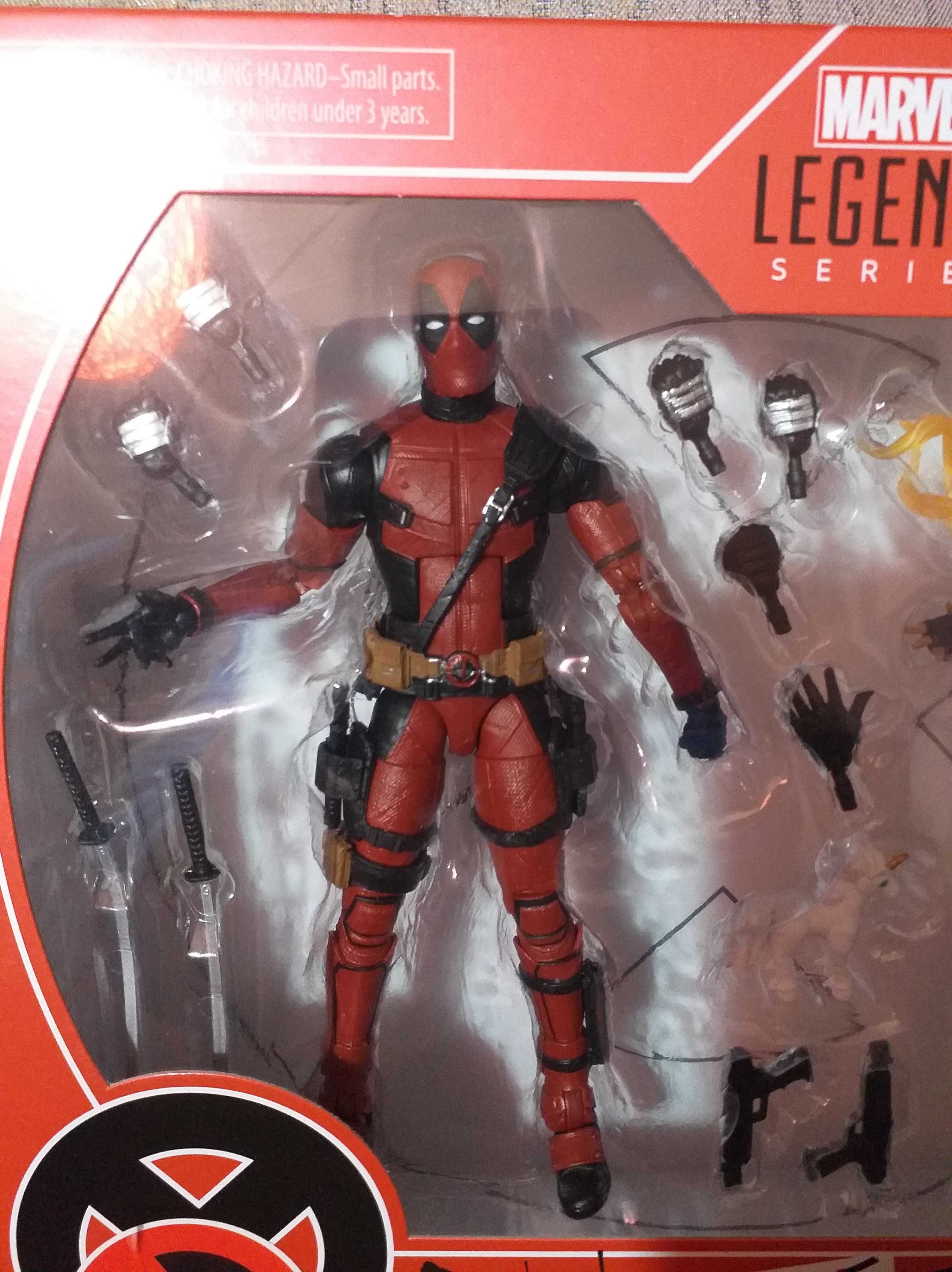 Figuras marvel legends pack deadpool e negasonic