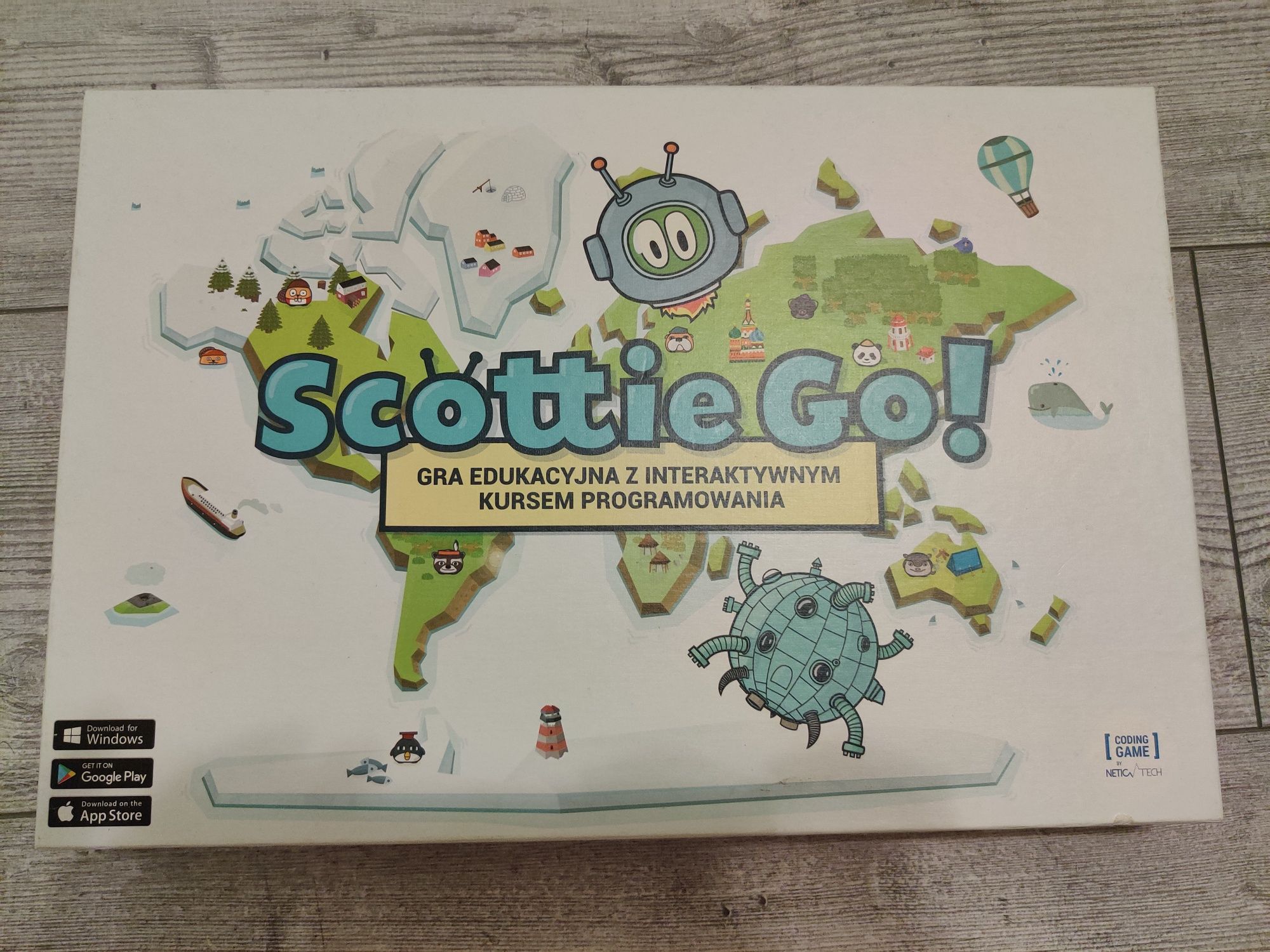 Gra Scottie Go! Stan idealny Gra planszowa do nauki programowania