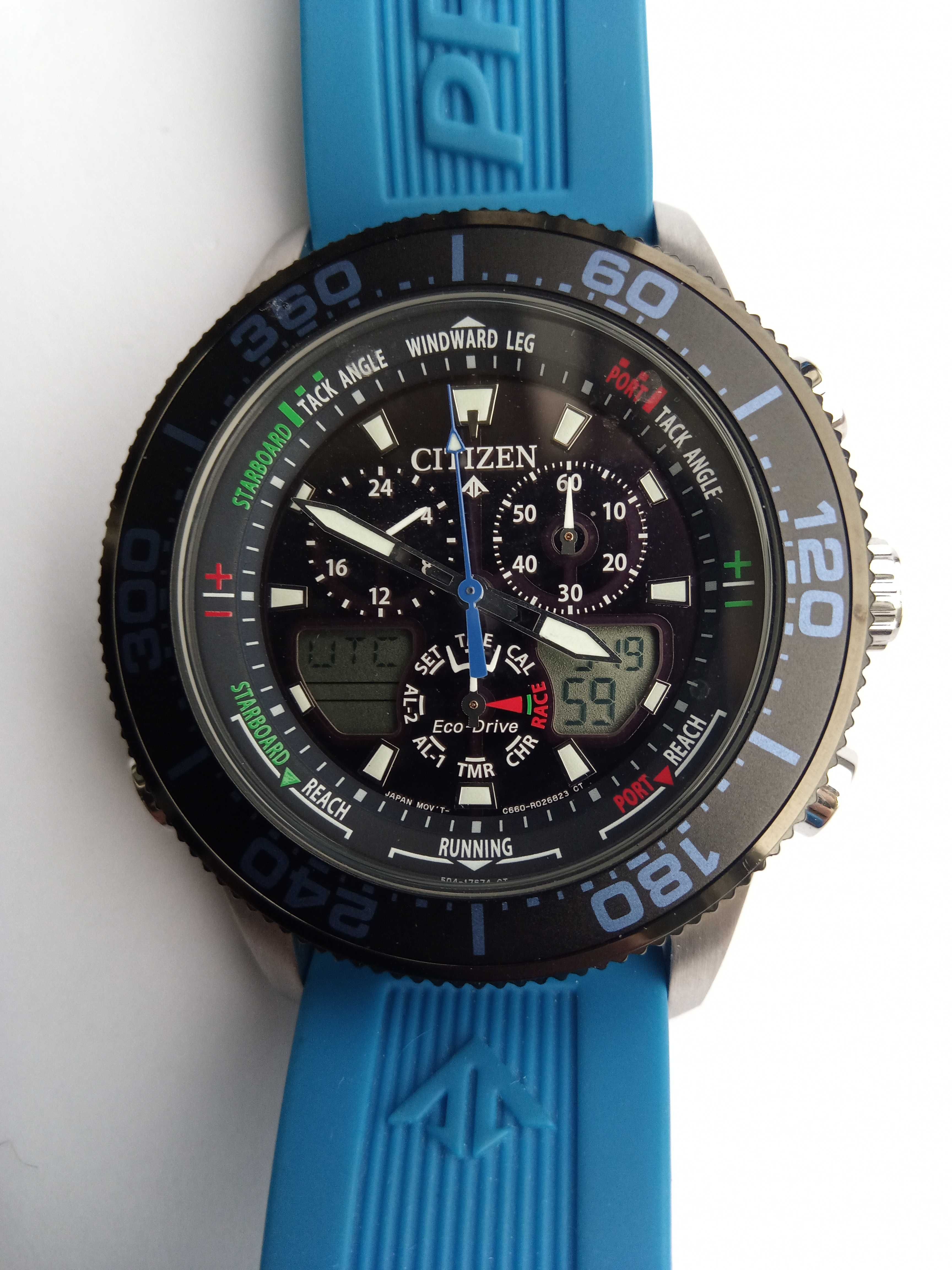 Японские многофункциональные часы Citizen Eco-Drive JR4068-01E, 200м