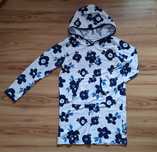 Szlafrok/ponczo dziecięce frotte, z kapturem (Tchibo) 146/152 cm