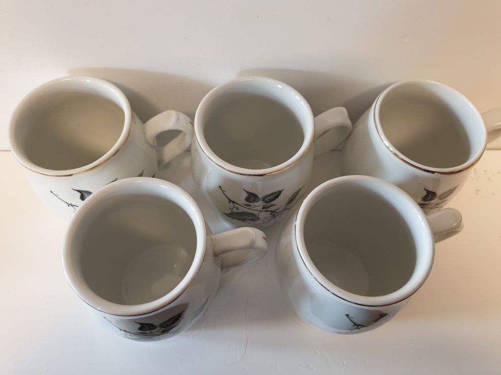 5 raras canecas vintage em porcelana Artibus