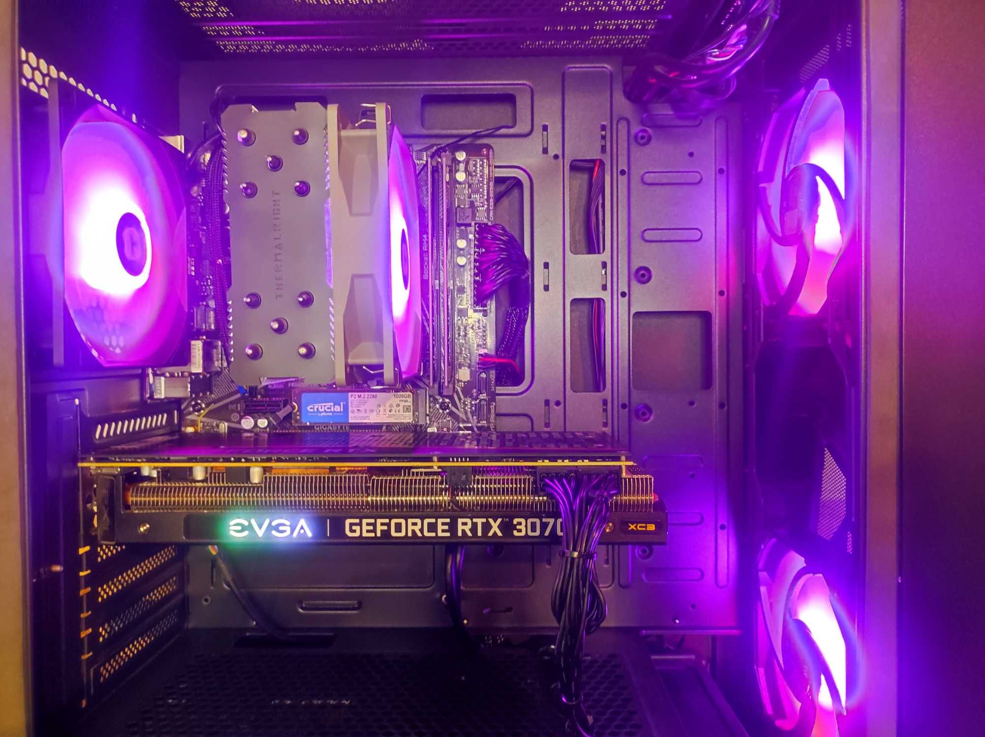 PC Gaming Ryzen 5500 4.2GHz / RTX 3070 / 32GB 3200 / RGB / 1TB NVMe