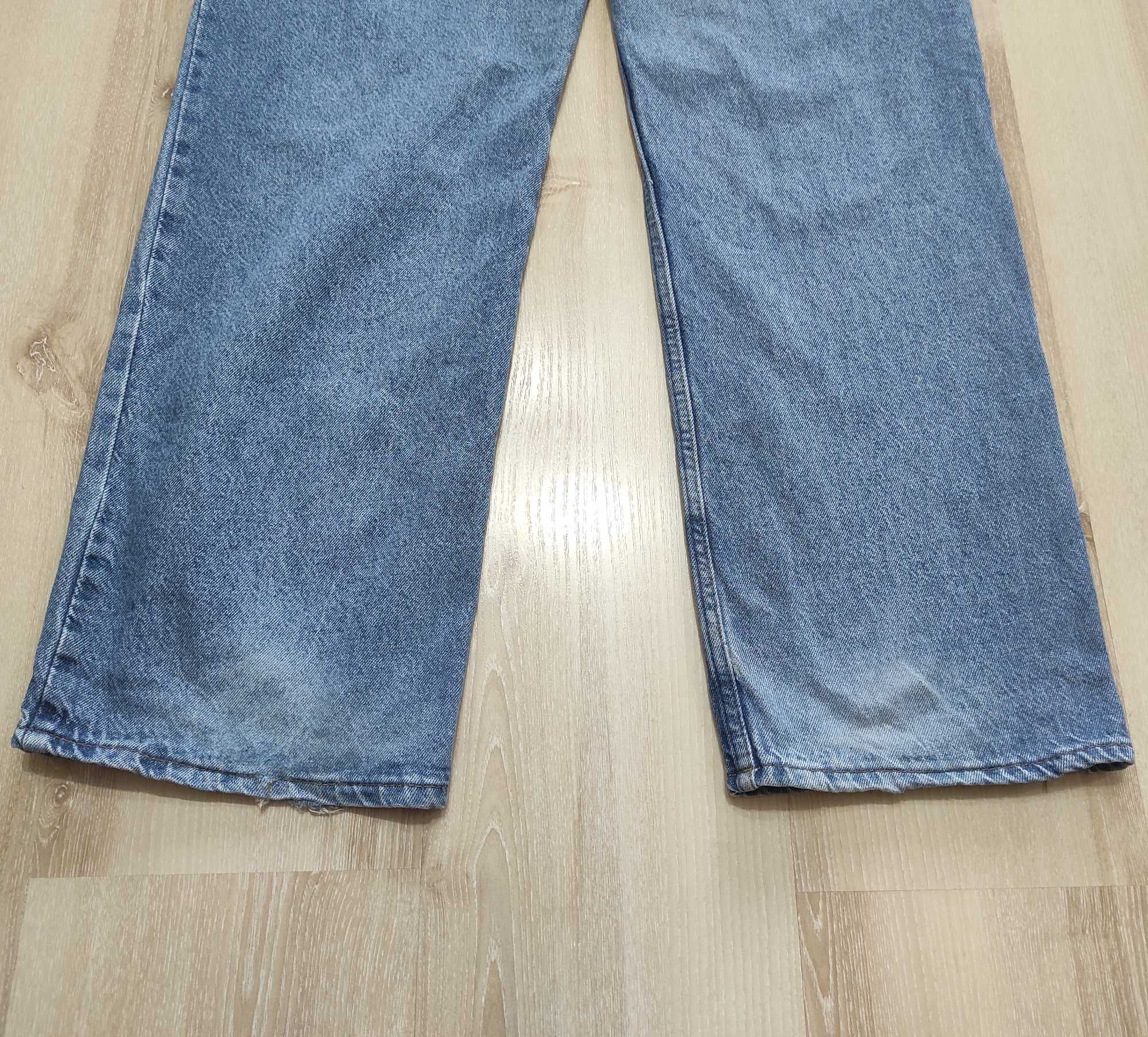 Прямые плотные джинсы трубы, джинсы-бананы Denim, джинсы-трубы на S-M