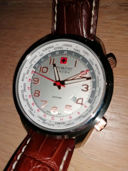 Zegarek swiss military Hanowa World timer